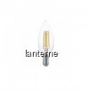 Bec LED B35 tip Lumanare cu Filament 4W Alb Cald 2700K E14 UB60226