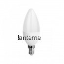 Bec LED C37 7W Alb Rece 6400K soclu E14 220V tip Lumanare UB60063