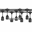 Cablu Ghirlanda Luminoasa 10m 10 Dulii E27 Interconectabil 220V TO CG10M