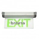 Indicator Luminos cu LED EXIT 220V cu Acumulator ATRA 3115