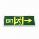 Indicator Luminos Verde EXIT Dreapta LED Acumulator 355x145mm 1Fata WT