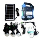 Kit cu Panou Solar 6V4A 3 Becuri, Radio FM USB MP3 GdLite GD1000A