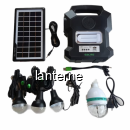Kit cu Panou Solar 6V4A 3 Becuri, Radio FM USB MP3 GdLite GD1000A