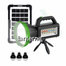 Kit Lanterna cu Panou Solar 3 becuri incluse incarcare telefoane Cclamp CL-2303 NNN