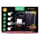 Kit Panou Solar 18W cu Lanterna, 4 Becuri si RadioFM Gdlite GD8025 12V4Ah