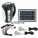 Kit Panou Solar si 220V GDLite GD8009 cu Acumulator 6V2A, USB, Radio