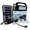 Kit Solar cu BT, Radio si Lanterna 10W 3 Becuri Acumulator CL18