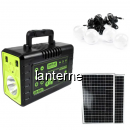 Kit Solar de Iluminat cu 2Panouri Solare 2x30W 3Becuri GDPLUS GD8001