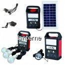 Kit Solar Lampa 20LED SMD, Frontala, Radio, SD, USB, 220V YJ1962HTSYK