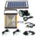 Kit Solar Lanterna LED, Frontala, 2 Becuri, 6V4Ah GDLite GD8032