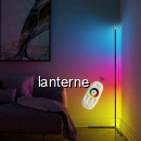 Lampa LEDuri RGB 220V 1.4m de Colt Podea cu Telecomanda