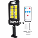 Lampa Solara 8 LED COB Senzori, Acumulatori, Telecomanda HS8013COBC