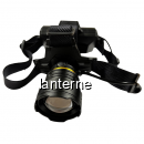 Lanterna Frontala LED 10W Zoom 3Faze 3x18650 Incarcare USB ZSH8078P360