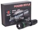 Lanterna LED Zoom 12V 220V Power Style Bailong BL8455 SH6652 XXM