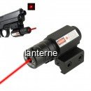 Laser Pointer Rosu cu Fixare pe Arma sau Pistol  AT Laser Sight