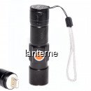 Mini Lanterna LED 3W Compacta Zoom Incarcare Directa USB LANTXPGR5