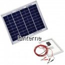 Panou Solar Fotovoltaic 10W  36 Celule 36x24cm Cablu Clesti 12V