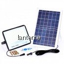 Proiector LED 100W 6500K IP67 cu Panou Solar si Telecomanda LPS100110 XXM