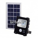 Proiector LED 10W Alb Rece cu Panou Solar si Senzor de Miscare WT