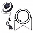 Proiector LED 10W Alb Rece Incarcare Panou Solar si USB RYT91230