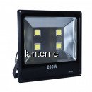 Proiector Slim cu LED SMD Alb Rece IP66 200W 4x50W 220V