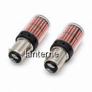 Set 2 Becuri Auto LED 1157 Pozitie si Frana Rosii 12V Soclu BAY15D 1F055 XXM