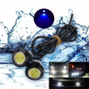 Set 2 LEDuri Lumini Auto 23mm 12V 9W IP65 Blue 1F043 XXM