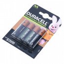 Set 4 Acumulatori Duracell 1.2V R6 AA NI-MH 2400mAH 8A011 XXM