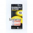 Set 6 Baterii pentru Aparate Auditive Duracell PR13 9D009 XXM